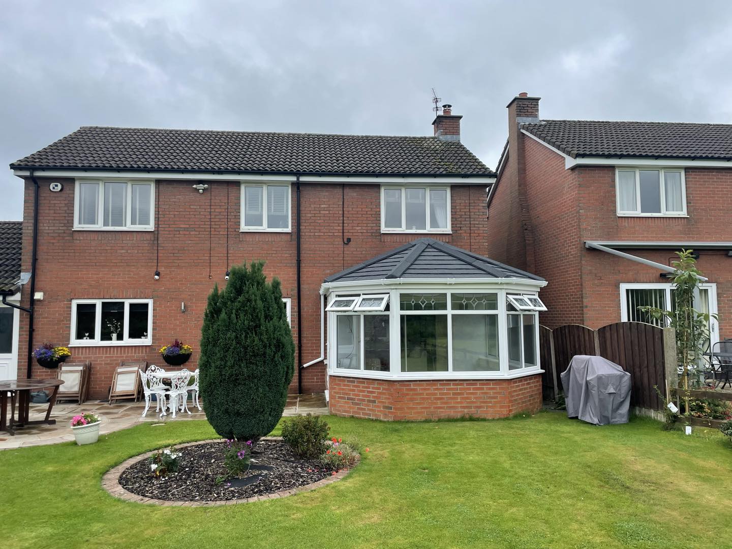 New conservatory roof fitted