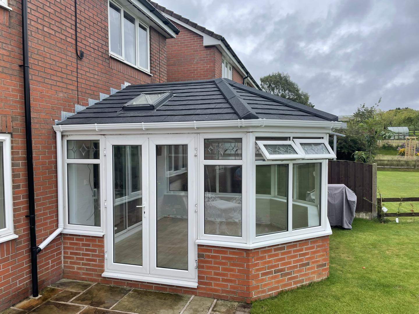 New conservatory roof fitted