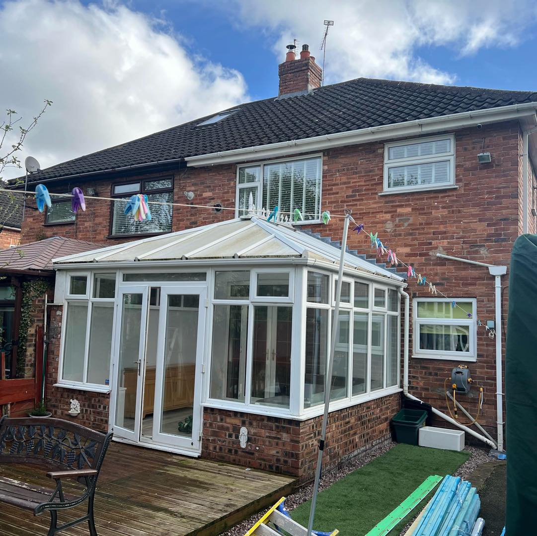 incredible transformation of a tired looking conservatory in Liverpool